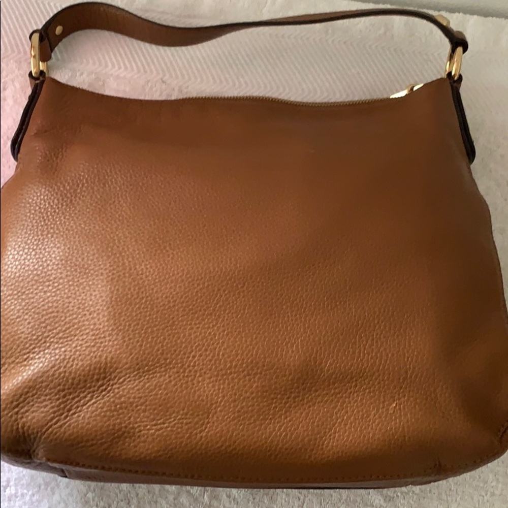 #sold# Michael Kors brown leather shoulder bag - Picture 6 of 8